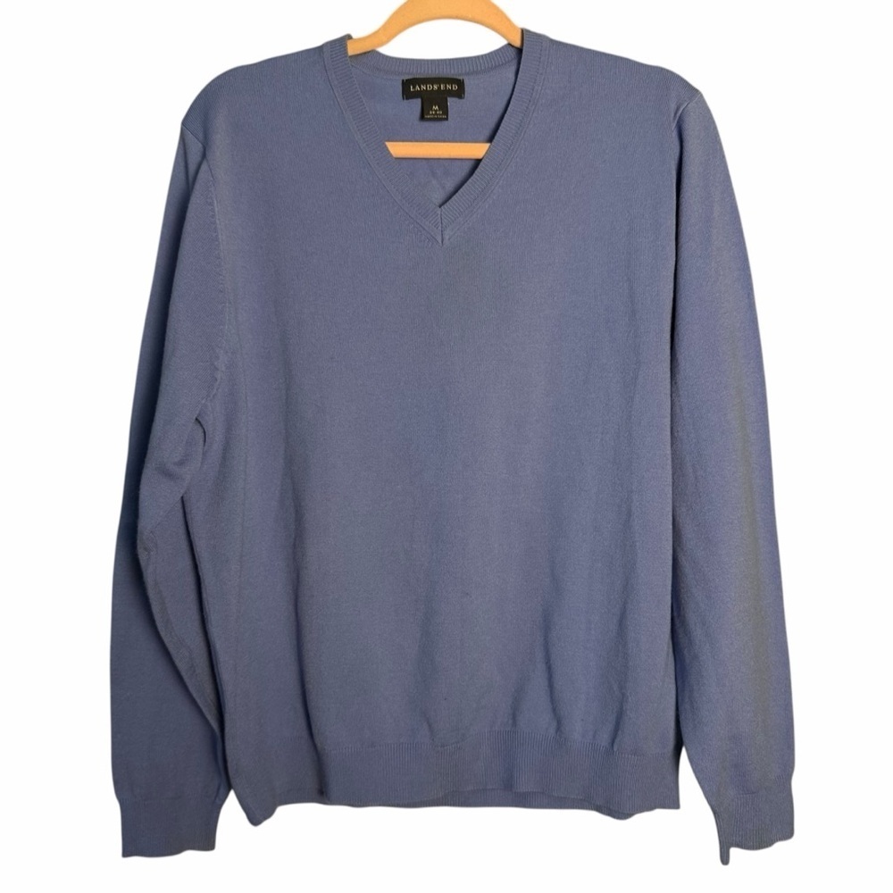 Lands' End Men's V neck Performance Sweater